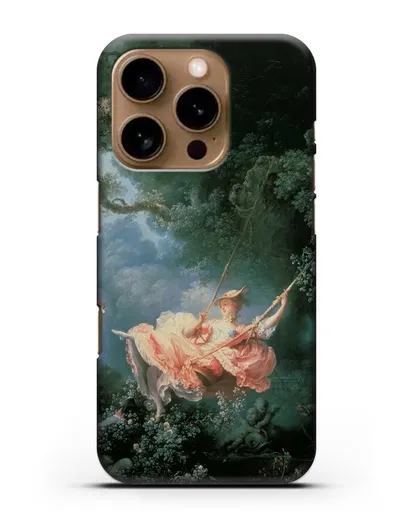 Чехол Качели (Фрагонар Жан Оноре) силиконовый для iPhone 16 Pro