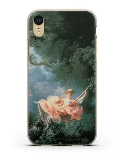 Чехол Качели (Фрагонар Жан Оноре) силиконовый для iPhone XR