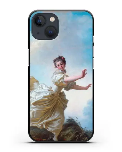 Чехол Запланированное бегство (Фрагонар Жан Оноре) силиконовый для iPhone 13