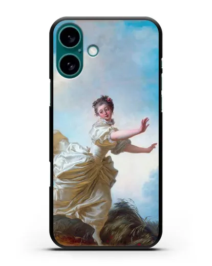 Чехол Запланированное бегство (Фрагонар Жан Оноре) силиконовый для iPhone 16 Plus