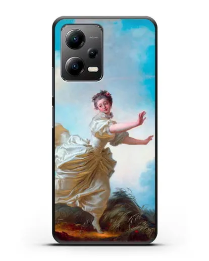 Чехол Запланированное бегство (Фрагонар Жан Оноре) силиконовый для Xiaomi Poco X5