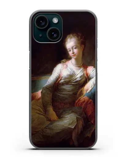 Чехол Султанша (Фрагонар Жан Оноре) силиконовый для iPhone 15