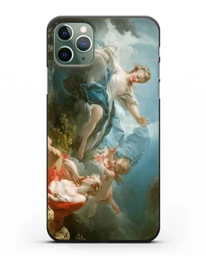 Чехол Диана и Эндимион (Фрагонар Жан Оноре) силиконовый для iPhone 11 Pro