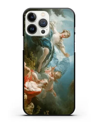 Чехол Диана и Эндимион (Фрагонар Жан Оноре) силиконовый для iPhone 13 Pro Max