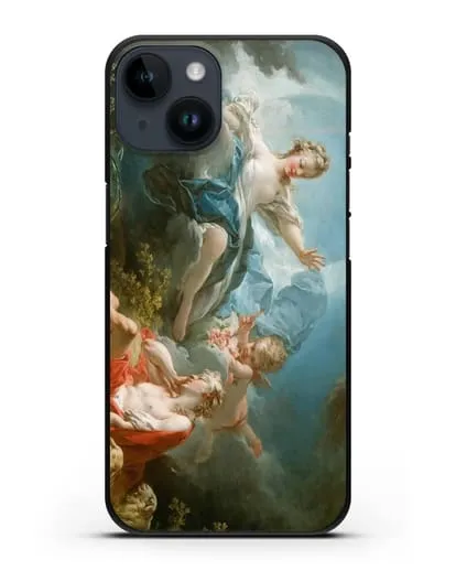 Чехол Диана и Эндимион (Фрагонар Жан Оноре) силиконовый для iPhone 14