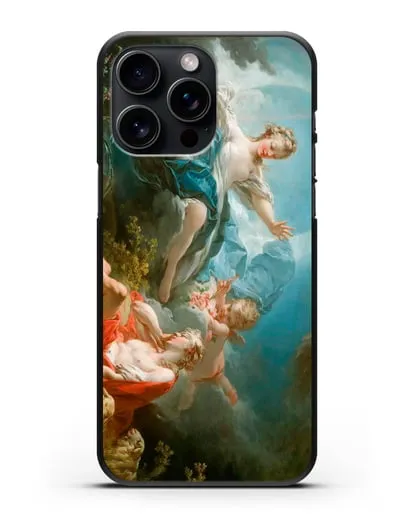 Чехол Диана и Эндимион (Фрагонар Жан Оноре) силиконовый для iPhone 15 Pro Max