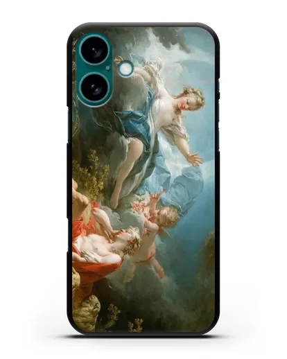 Чехол Диана и Эндимион (Фрагонар Жан Оноре) силиконовый для iPhone 16 Plus