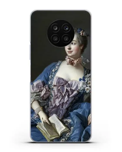 Чехол Портрет мадам де Помпадур (Буше Франсуа) силиконовый для Honor 50 lite