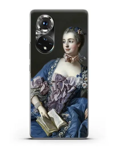 Чехол Портрет мадам де Помпадур (Буше Франсуа) силиконовый для Honor 50 Pro
