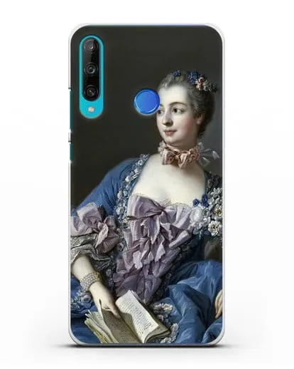 Чехол Портрет мадам де Помпадур (Буше Франсуа) силиконовый для Honor 9C