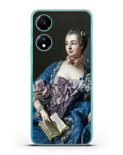 Чехол Портрет мадам де Помпадур (Буше Франсуа) силиконовый для Honor X5 Plus
