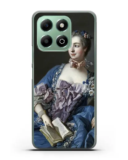 Чехол Портрет мадам де Помпадур (Буше Франсуа) силиконовый для Honor X6b