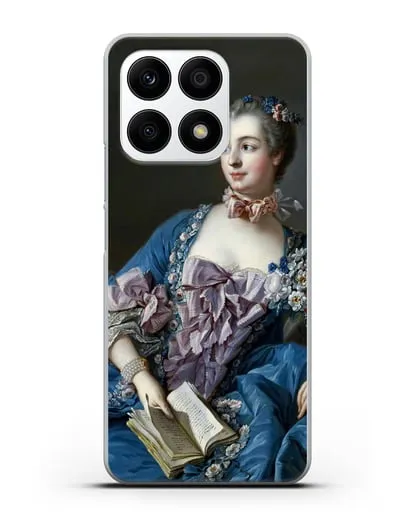 Чехол Портрет мадам де Помпадур (Буше Франсуа) силиконовый для Honor X8a