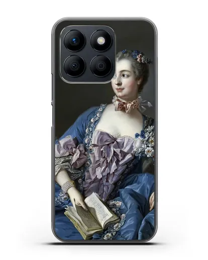 Чехол Портрет мадам де Помпадур (Буше Франсуа) силиконовый для Honor X8b