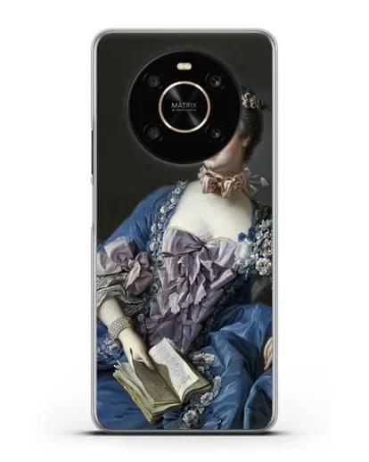 Чехол Портрет мадам де Помпадур (Буше Франсуа) силиконовый для Honor X9