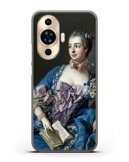 Чехол Портрет мадам де Помпадур (Буше Франсуа) силиконовый для Huawei Nova 11