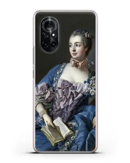 Чехол Портрет мадам де Помпадур (Буше Франсуа) силиконовый для Huawei Nova 8