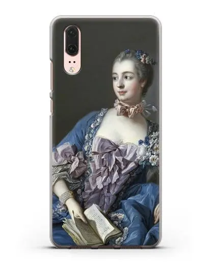 Чехол Портрет мадам де Помпадур (Буше Франсуа) силиконовый для Huawei P20