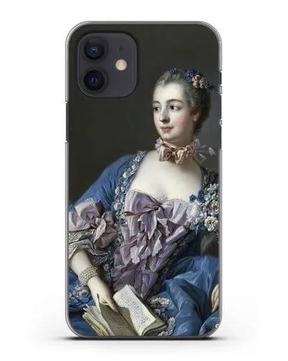 Чехол Портрет мадам де Помпадур (Буше Франсуа) силиконовый для iPhone 12