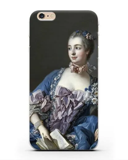 Чехол Портрет мадам де Помпадур (Буше Франсуа) силиконовый для iPhone 6 Plus