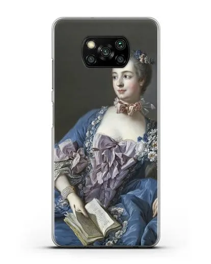 Чехол Портрет мадам де Помпадур (Буше Франсуа) силиконовый для Xiaomi Poco X3