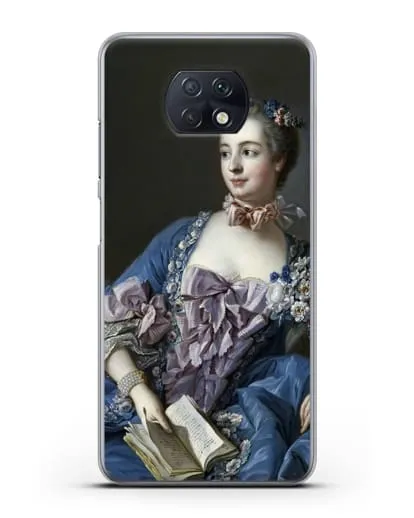 Чехол Портрет мадам де Помпадур (Буше Франсуа) силиконовый для Xiaomi Redmi Note 9T