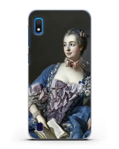 Чехол Портрет мадам де Помпадур (Буше Франсуа) силиконовый для Samsung Galaxy A10 [SM-A105F]