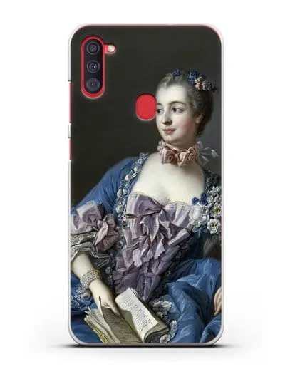 Чехол Портрет мадам де Помпадур (Буше Франсуа) силиконовый для Samsung Galaxy A11 [SM-A115F]