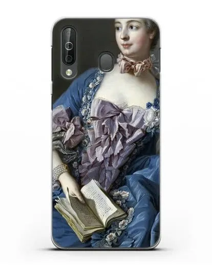 Чехол Портрет мадам де Помпадур (Буше Франсуа) силиконовый для Samsung Galaxy A40s [SM-A507FN]