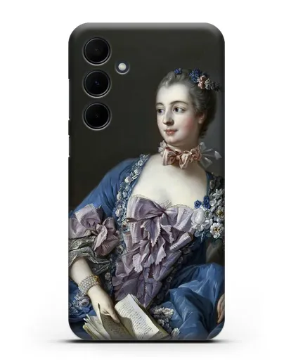 Чехол Портрет мадам де Помпадур (Буше Франсуа) силиконовый для Samsung Galaxy A55 [SM-A556]