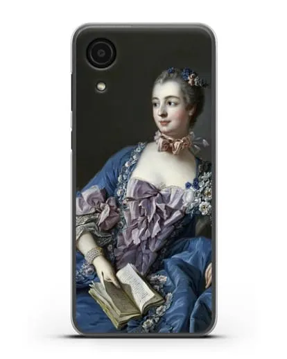 Чехол Портрет мадам де Помпадур (Буше Франсуа) силиконовый для Samsung Galaxy A03 Core [A032F]