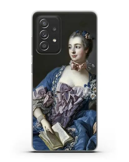 Чехол Портрет мадам де Помпадур (Буше Франсуа) силиконовый для Samsung Galaxy A53