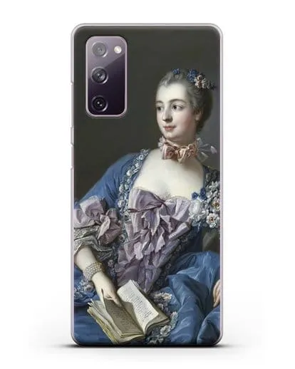 Чехол Портрет мадам де Помпадур (Буше Франсуа) силиконовый для Samsung Galaxy S20 FE [SM-G780F]
