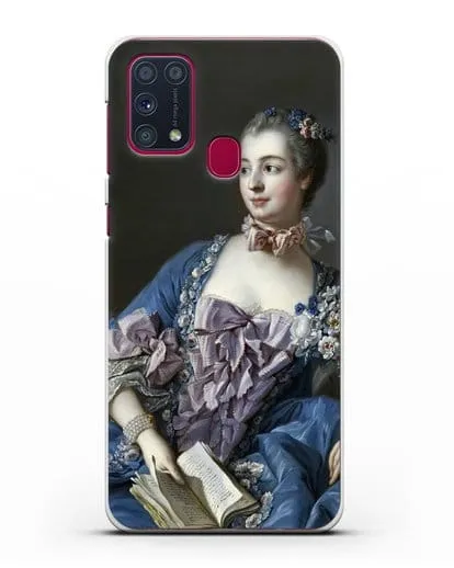 Чехол Портрет мадам де Помпадур (Буше Франсуа) силиконовый для Samsung Galaxy M31 [SM-M315F]