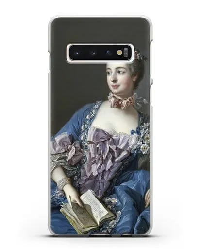 Чехол Портрет мадам де Помпадур (Буше Франсуа) силиконовый для Samsung Galaxy S10 Plus [SM-G975F]