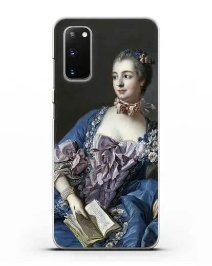 Чехол Портрет мадам де Помпадур (Буше Франсуа) силиконовый для Samsung Galaxy S20 [SM-G980F]