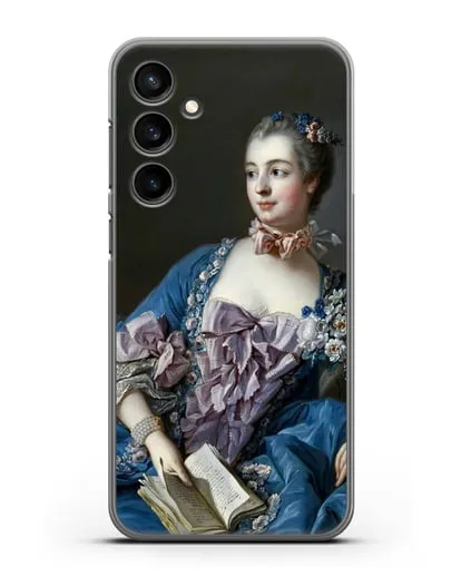 Чехол Портрет мадам де Помпадур (Буше Франсуа) силиконовый для Samsung Galaxy S23 FE