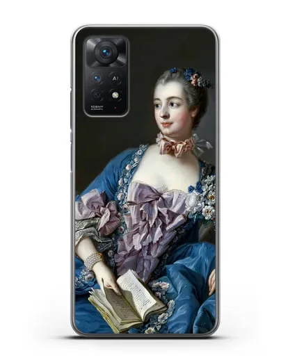 Чехол Портрет мадам де Помпадур (Буше Франсуа) силиконовый для Xiaomi Redmi Note 11 Pro