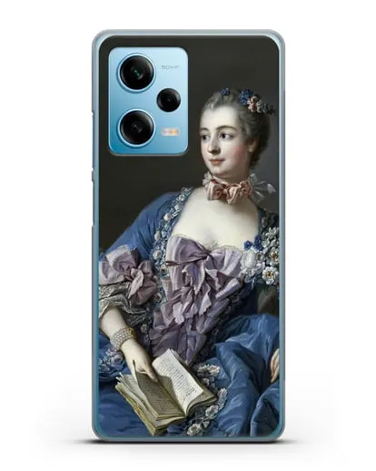 Чехол Портрет мадам де Помпадур (Буше Франсуа) силиконовый для Xiaomi Redmi Note 12 5G