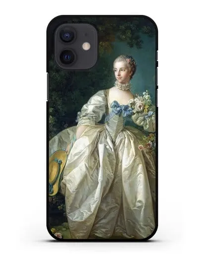 Чехол Мадам Бержере (Буше Франсуа) силиконовый для iPhone 12