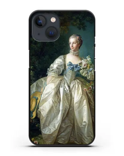 Чехол Мадам Бержере (Буше Франсуа) силиконовый для iPhone 13 Mini