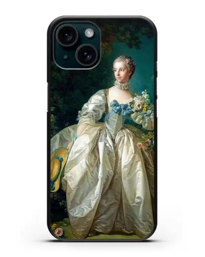 Чехол Мадам Бержере (Буше Франсуа) силиконовый для iPhone 15
