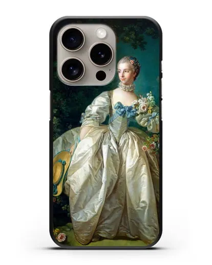Чехол Мадам Бержере (Буше Франсуа) силиконовый для iPhone 15 Pro