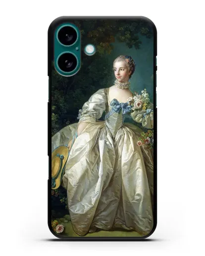 Чехол Мадам Бержере (Буше Франсуа) силиконовый для iPhone 16 Plus