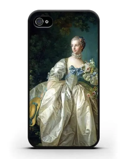 Чехол Мадам Бержере (Буше Франсуа) силиконовый для iPhone 4/4s