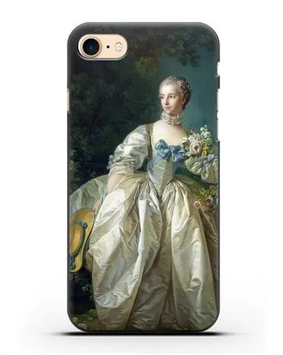 Чехол Мадам Бержере (Буше Франсуа) силиконовый для iPhone 7