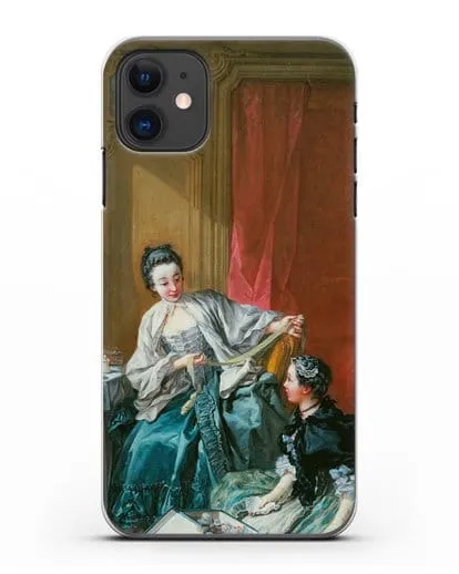 Чехол Модистка (Буше Франсуа) силиконовый для iPhone 11