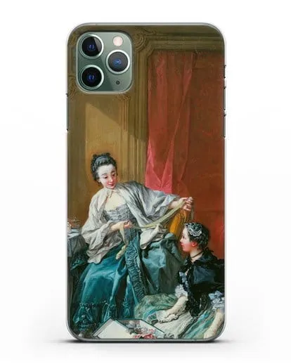 Чехол Модистка (Буше Франсуа) силиконовый для iPhone 11 Pro Max