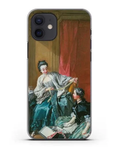 Чехол Модистка (Буше Франсуа) силиконовый для iPhone 12