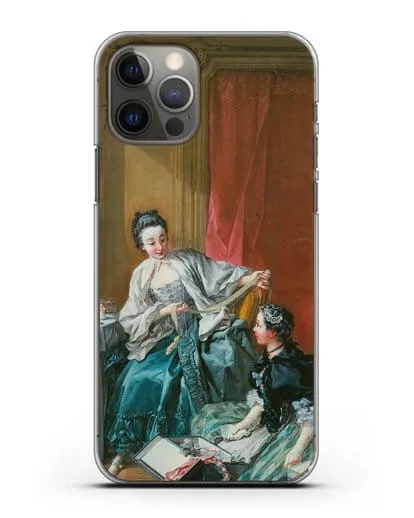 Чехол Модистка (Буше Франсуа) силиконовый для iPhone 12 Pro